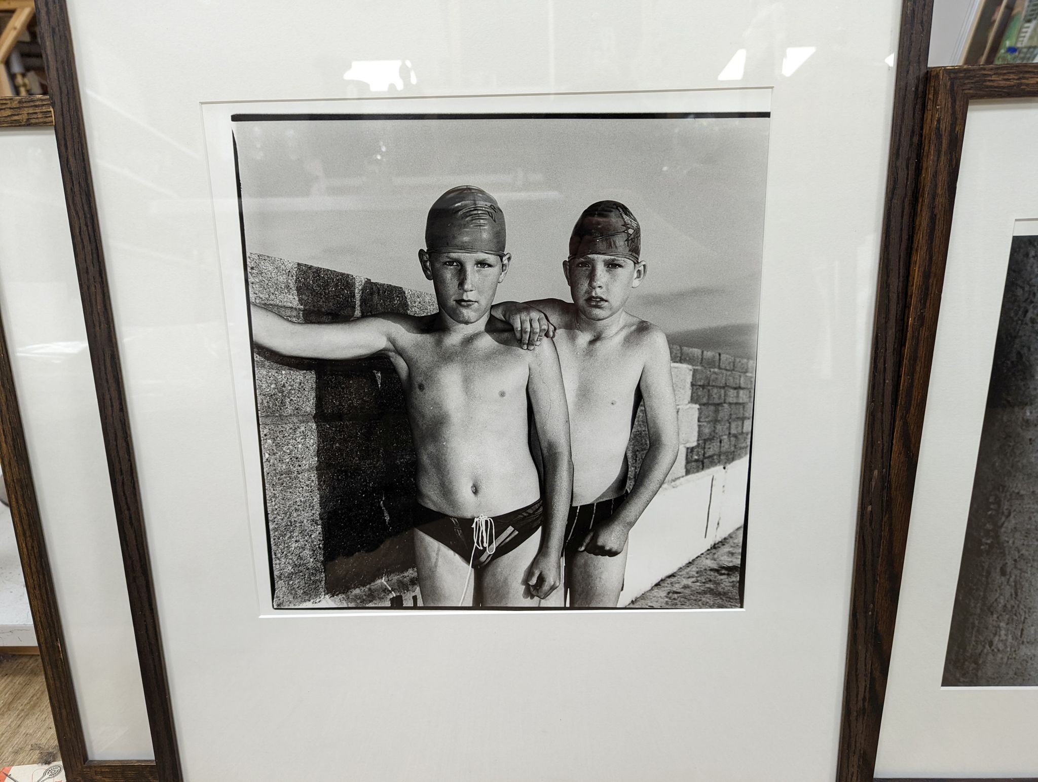A group of six contemporary black and white photographs